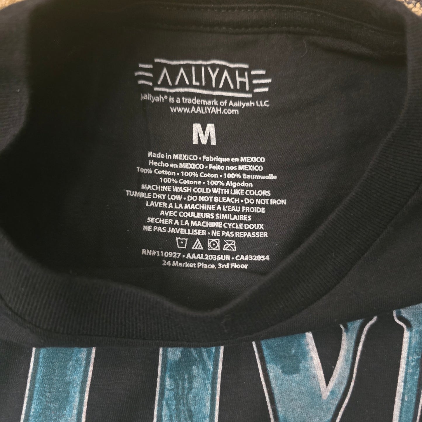 Aaliyah Vintage Style Tee – Black R&B Legend Shirt (M)