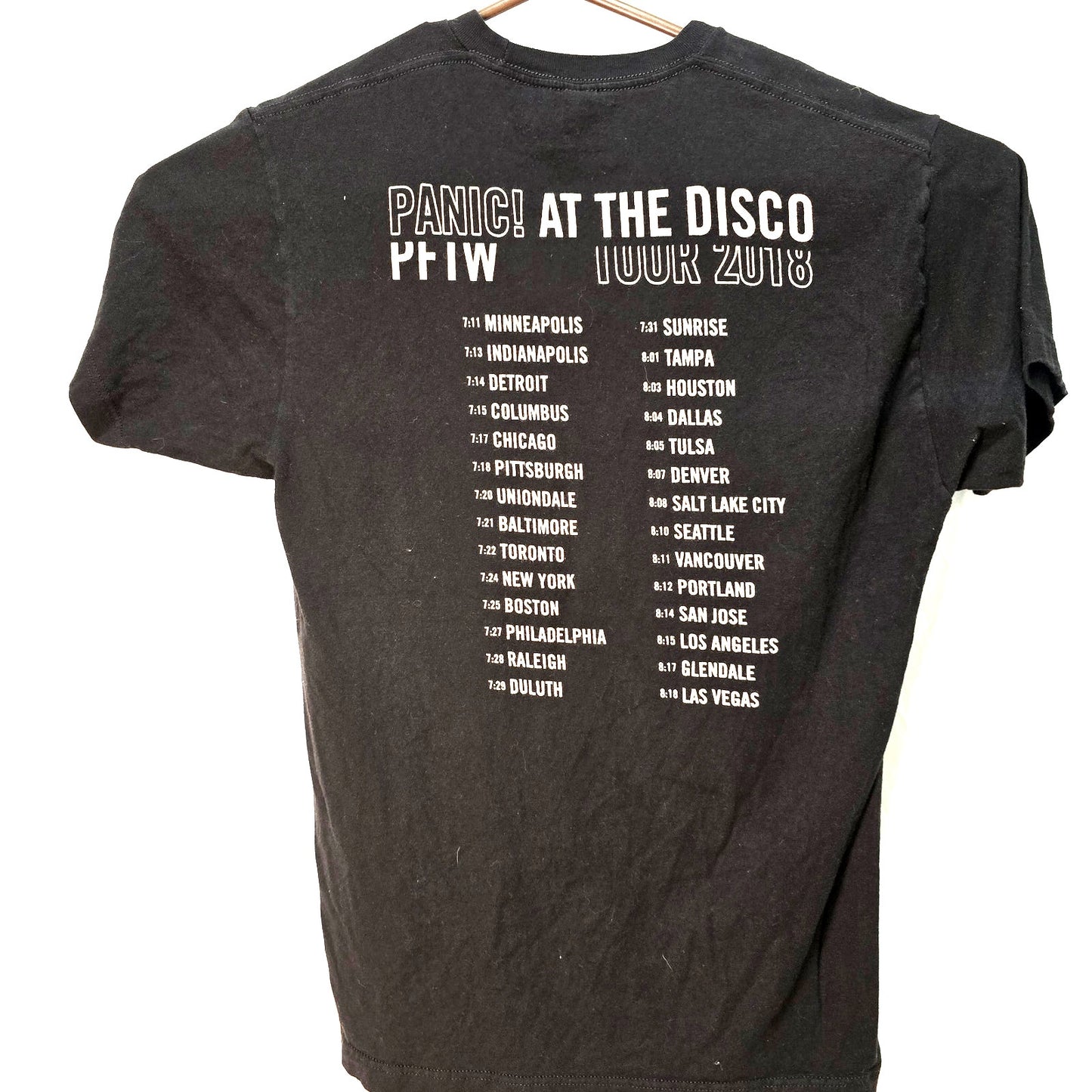 Panic! At The Disco 2018 Tour Tee – Pray for the Wicked (Size L)
