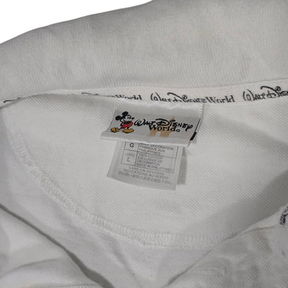 Vintage 2006 Walt Disney World Polo Shirt Large | Mickey Goofy Embroidered Logo