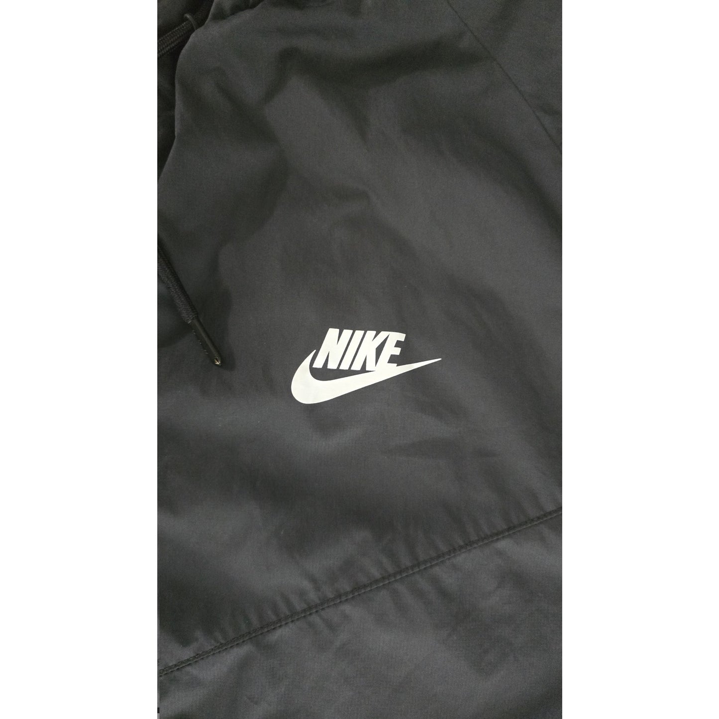 Nike Black Full-Zip Windbreaker Hoodie – Men’s Size XL
