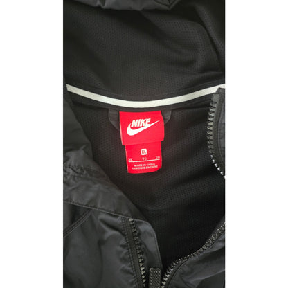 Nike Black Full-Zip Windbreaker Hoodie – Men’s Size XL