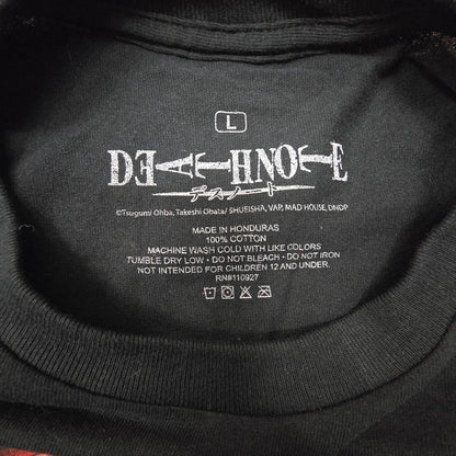 Death Note Light Yagami Kira Tee – Black Anime Shirt (L)