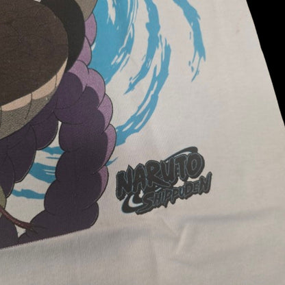 Naruto x 14OO Orochimaru Tee – White Anime Graphic (S)
