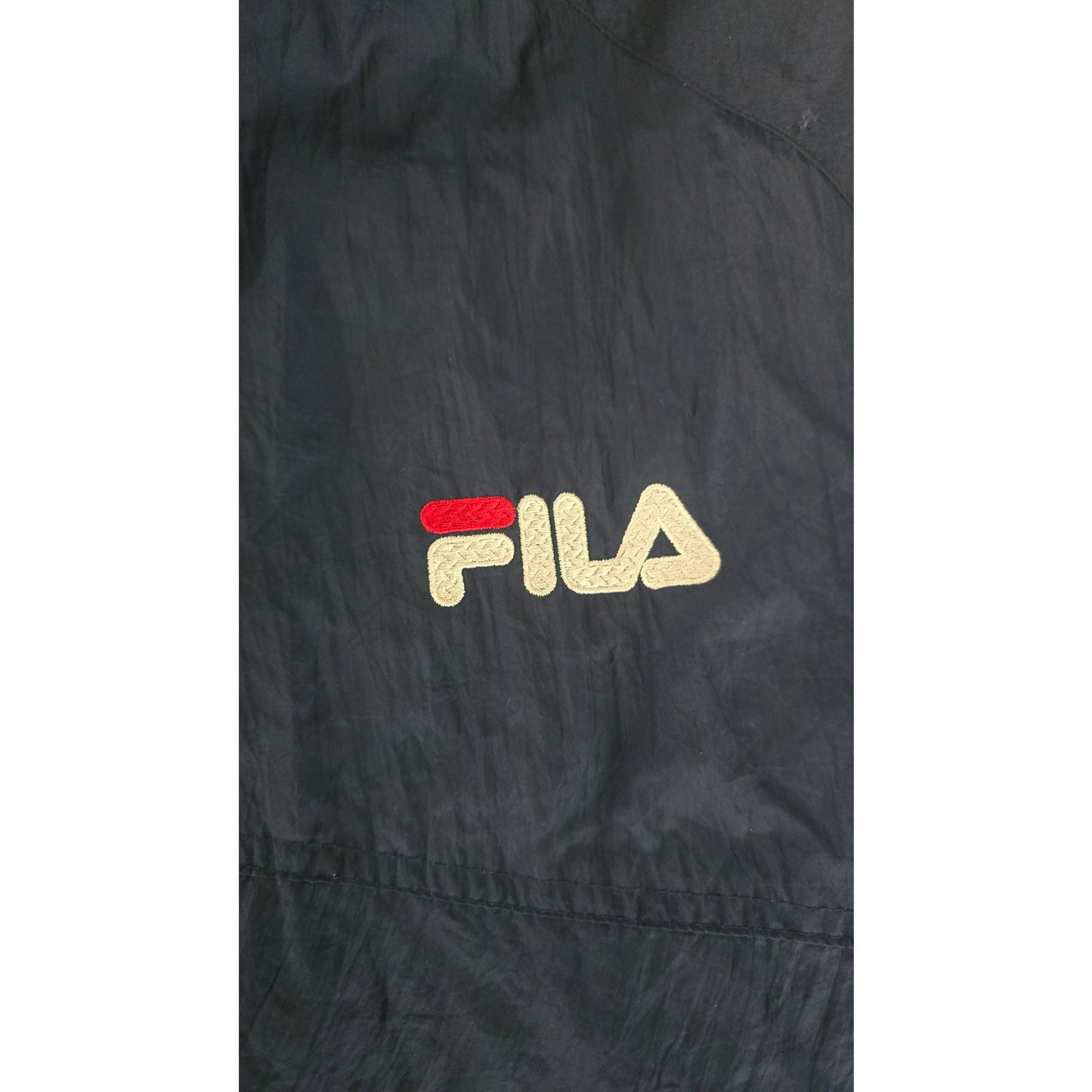 Vintage Fila Navy Full-Zip Windbreaker Jacket – Men’s Size XXL