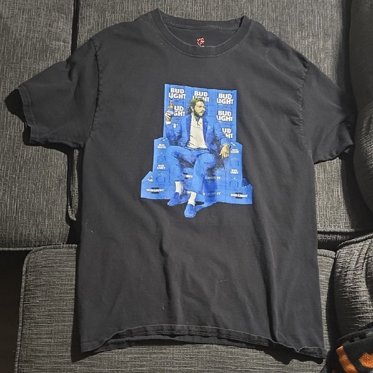 Men's Black Graphic T-Shirt