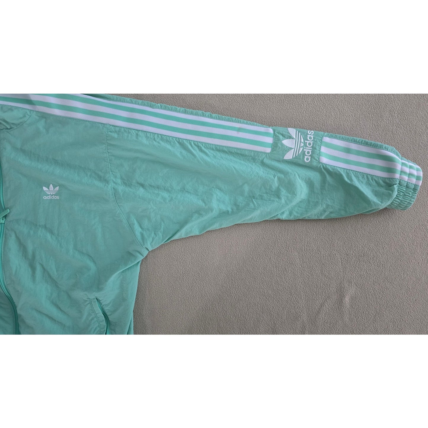 Adidas Originals Mint Green Track Jacket – Men’s Size Small