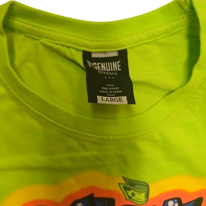 Genuine Light Green Tee – Money Talks Street Graphic (L)