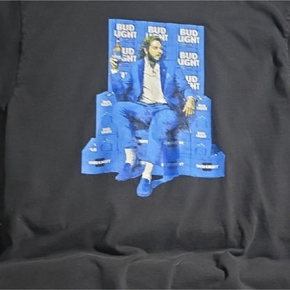 Men's Black Graphic T-Shirt