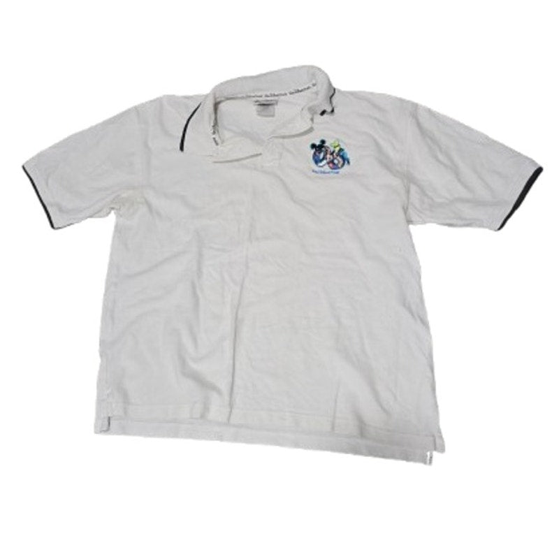 Vintage 2006 Walt Disney World Polo Shirt Large | Mickey Goofy Embroidered Logo