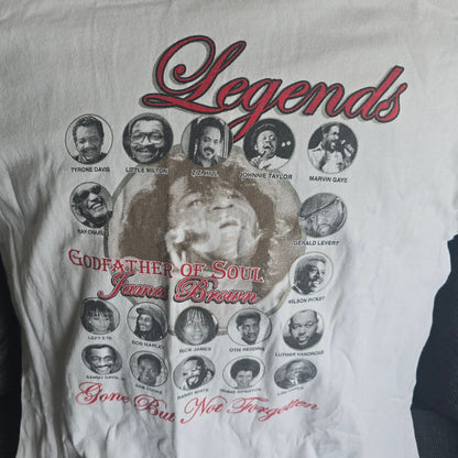 Vintage James Brown Legends Tee – Tribute – Size L